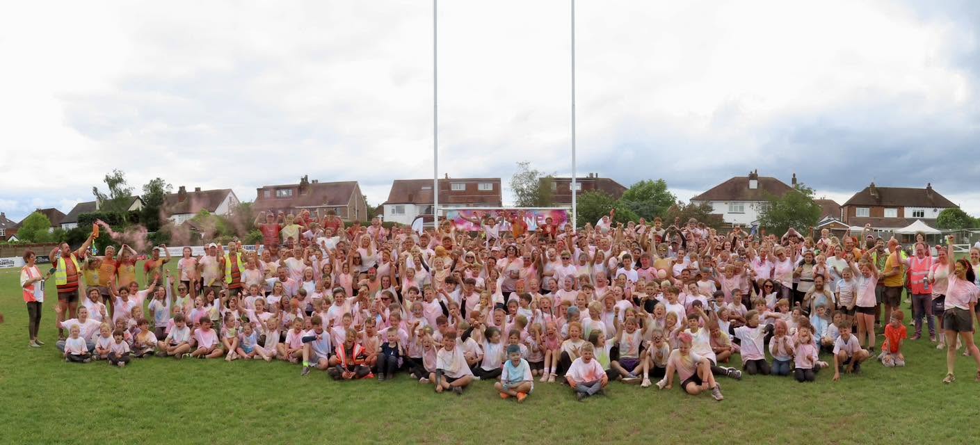 Hundreds of people enjoyed the Southport Colour Run at Southport Rugby Club to raise funds for Elsie's Story.