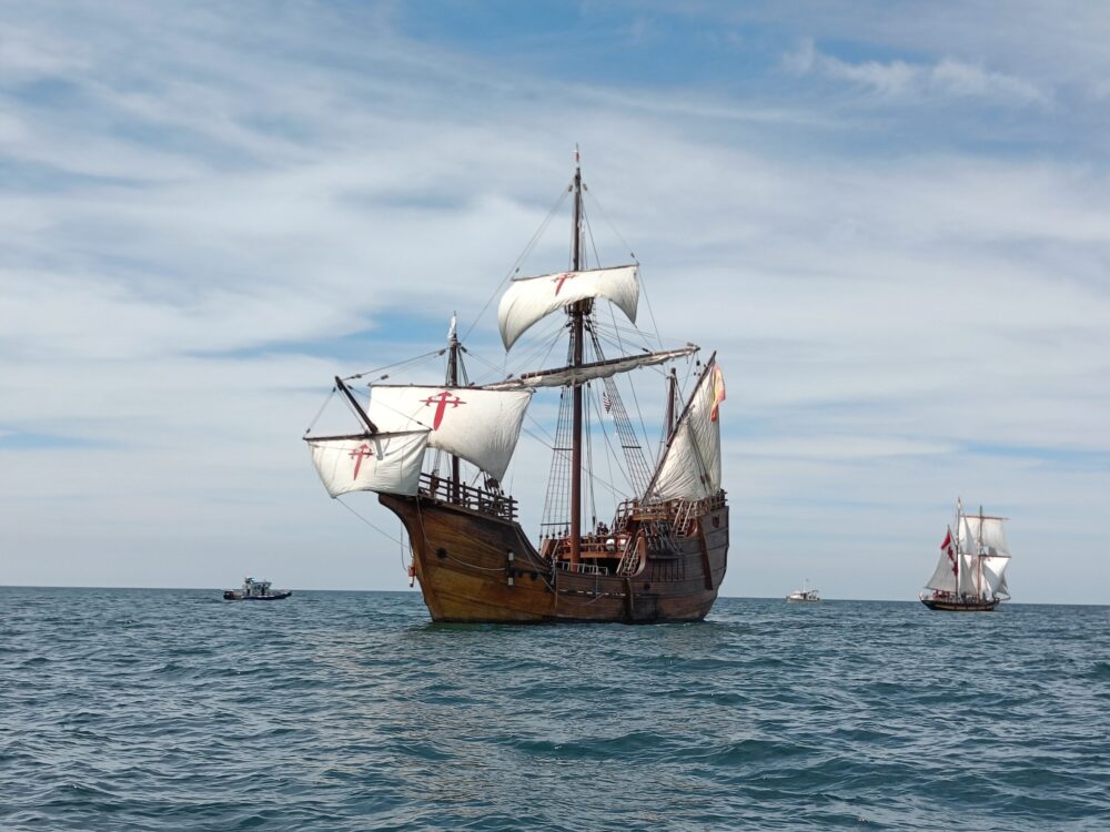 Famous replica of Christopher Columbus’ historic ship sets sail for Liverpool this summer