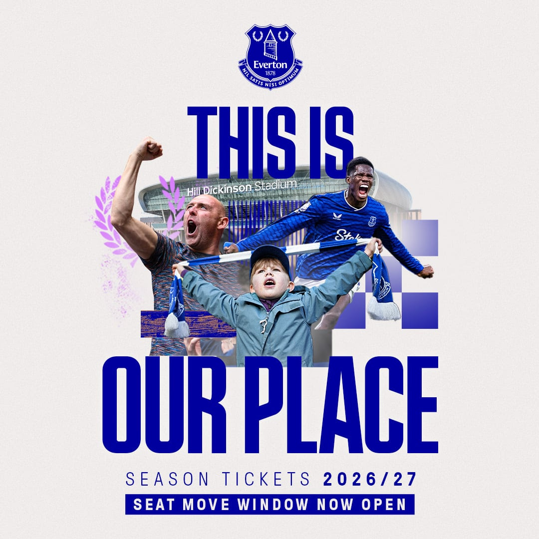 Everton FC Hill Dickinson Stadium Seat Swap