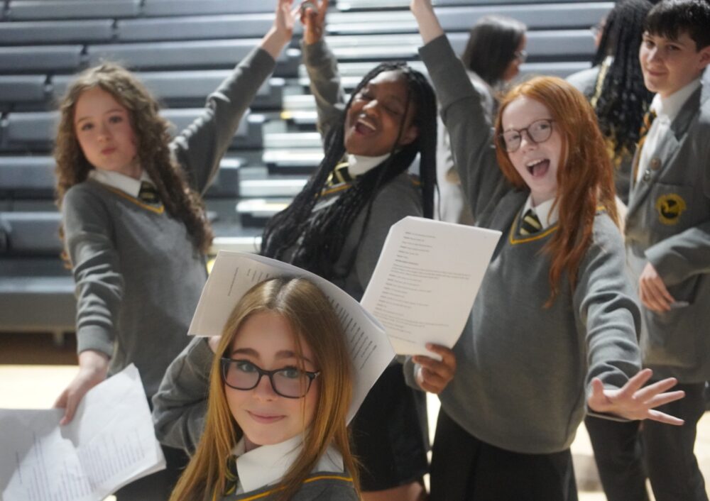 Some of the pupils from North Liverpool Academy involved in the project