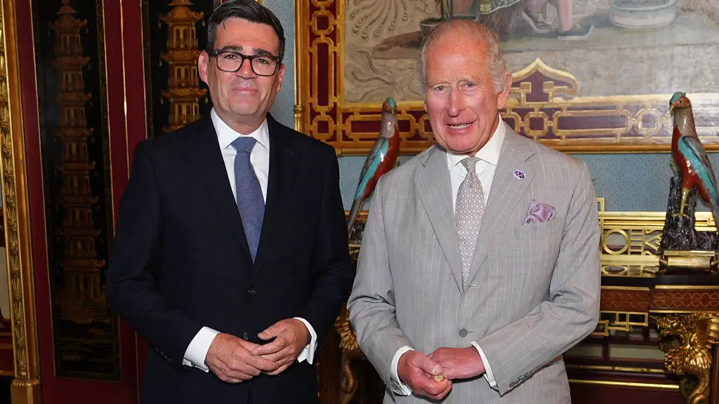 Andy Burnham and King Charles