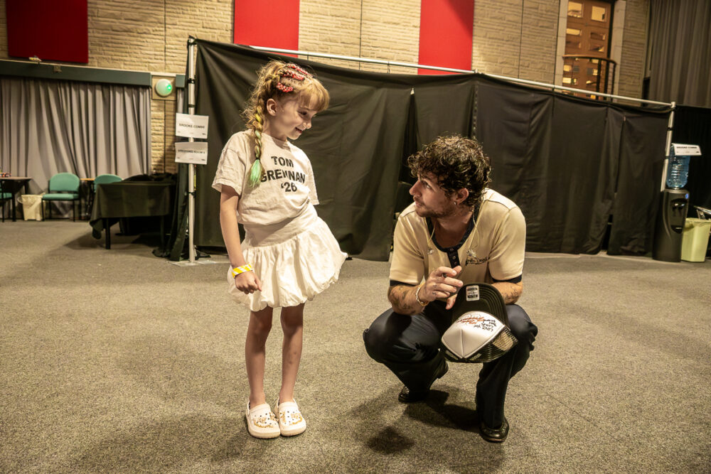 Izzy with Tom Grennan