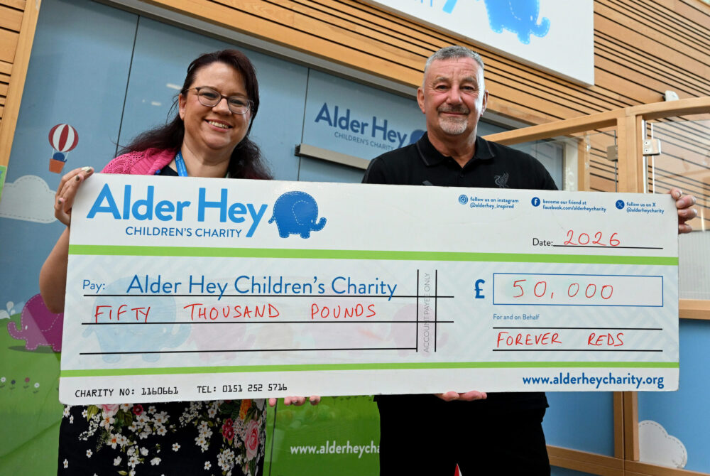Forever Reds make record £250,000 donation to support local charities
