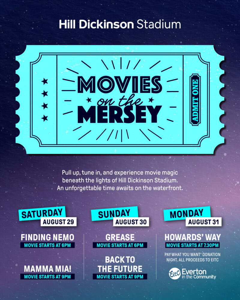 Credit: Everton FC Hill Dickinson Stadium Drive-in Cinema
