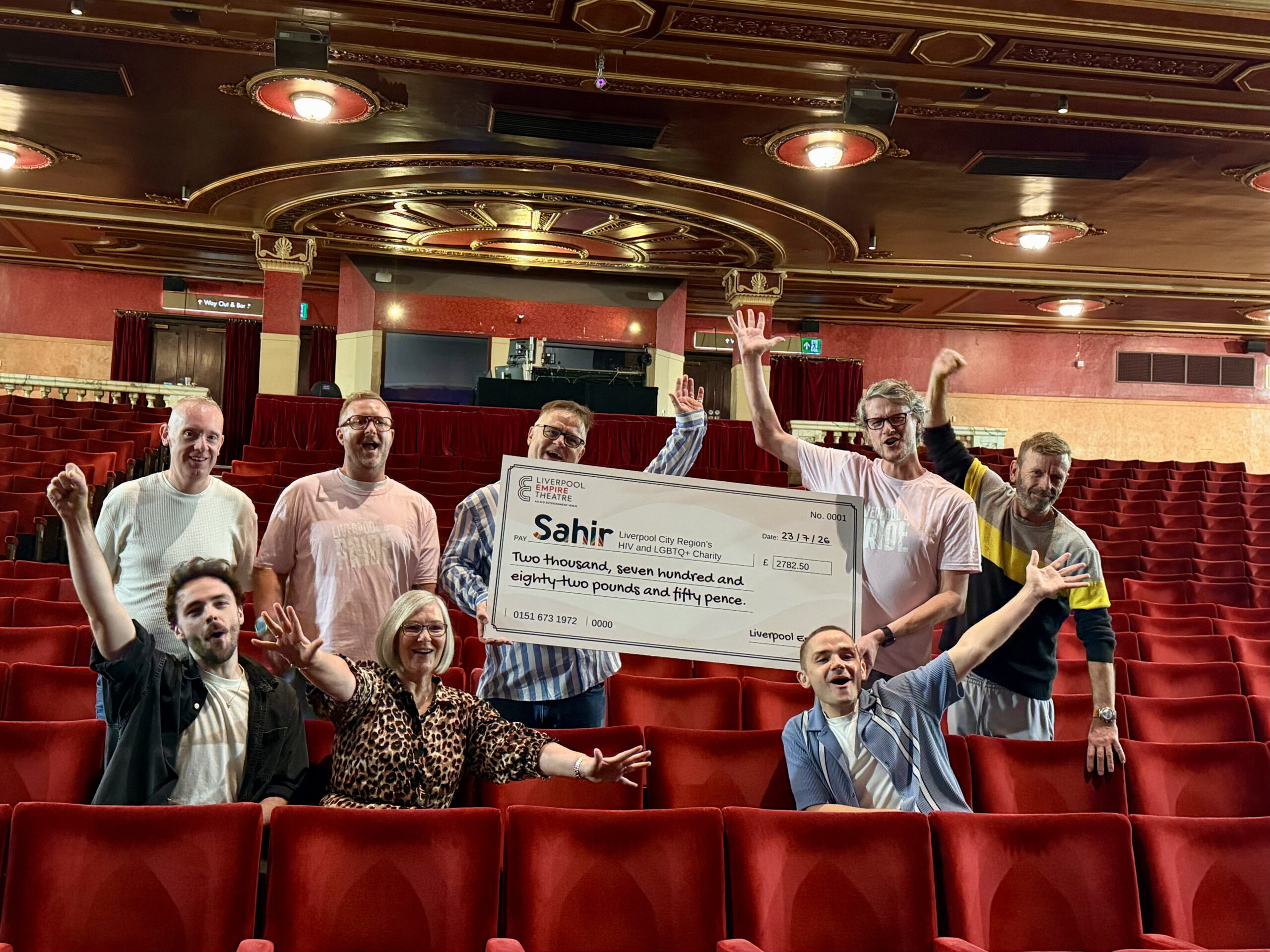 Liverpool Empire audiences raise record breaking total for Sahir during Moulin Rouge! The Musical